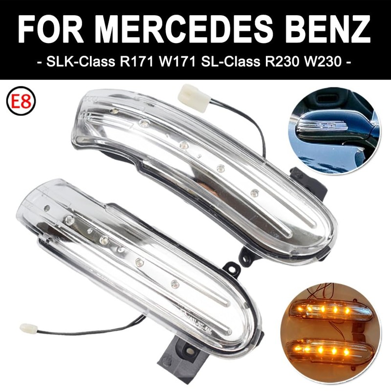 LED Dynamic Turn Signal Light Side Mirror Blinker Sequential For