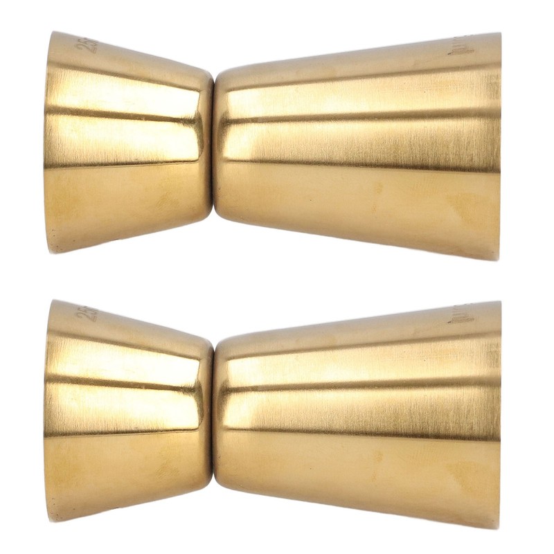 Double Head Cocktail Jigger Stainless Steel Gold Wine Jigger Bar