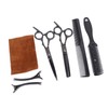 8pcs Haircut Scissors Comb Clip Bangs Thinning Combs Stainless Steel