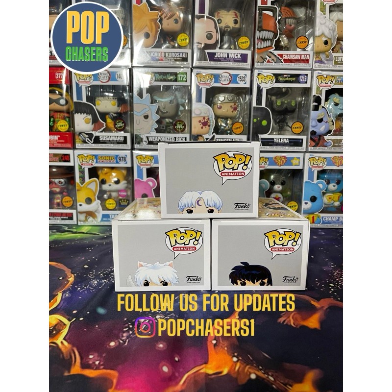 Funko POP! Animation: Inuyasha - Inuyasha, Kagome, & Sesshomaru Set