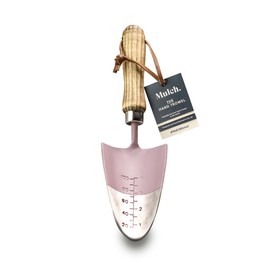 Mulch Ash Handle Garden Hand Trowel High Carbon Steel Shaft Soft Mulberry