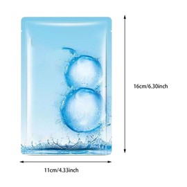 10Pcs Brightening Sheet Face, Beauty Facial Treatment, Improves Skin Texture Nourishing Face for Girls, Home