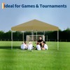 10x10 Instant Pop-Up Canopy with 1 Sidewall – Easy 1-Button