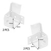4-Pack Metal Blinds Brackets,1 Inch Left and Right Curtain Mounting
