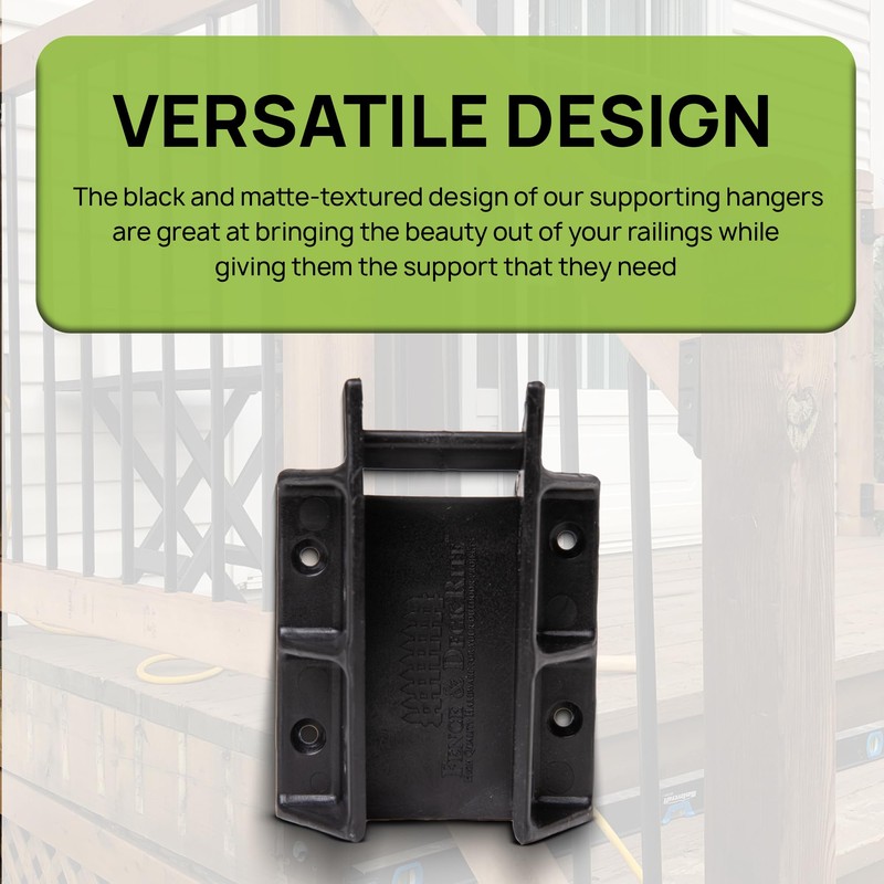 Fence & Deck Rite Stair Railing Hangers for 2x4 (1.5”x3.5”)