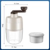 Manual Shaved Ice Shaver Snow Cone Machine Labor Saving Small