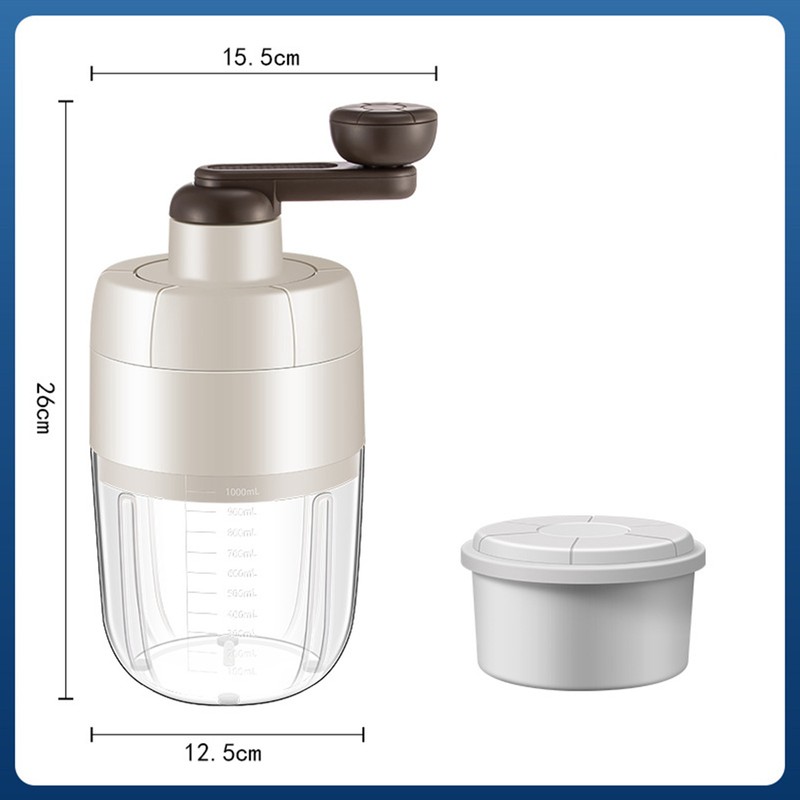 Manual Shaved Ice Shaver Snow Cone Machine Labor Saving Small