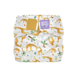 Bambino Mio, Miosolo All-in-One Reusable Nappy, Eco Chemical Free Cloth Nappy (Tall Tales) One Size
