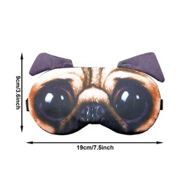 Syhood 10 Pack Funny Blindfolds for Party Game Cute Animal Sleep Mask Cat Dog Soft Blindfold Eye Cover with Adjustable Strap for Adults Men Women
