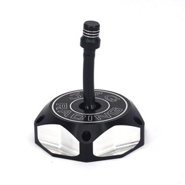 JFG RACING Dirt Bike Billet Gas Fuel Tank Cap Cover for KX85 KX100 14-23/KX250 05-08 19-23/KLX110L 10-20/KX250F KX450F 06-18/KX450 19-23/KLX450R 08-15 18-19/KFX450R 08-23-Black