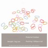 Colourful Hair Bands, 1000 Pieces, Multi-Colour Elastic Rubber Bands, Small