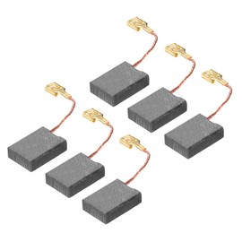 PATIKIL Carbon Brushes 0.87x0.63x0.26 Inch for Electric Motors Power Tool Angle Grinder Table Saw Spare Part Repair, 6 Pack