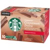 Starbucks Cinnamon Dolce Blonde Roast K Cup Pods 10 Count