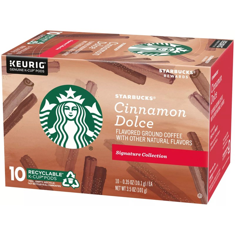 Starbucks Cinnamon Dolce Blonde Roast K Cup Pods 10 Count