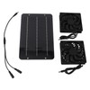 Solar Panel Fan Kit 10W Solar Powered Dual Fans for