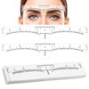 Abeillo Pack of 50 Eyebrow Stencils, Eyebrow Ruler, Eyebrow Sign