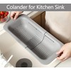 Domonic Home Over the Sink Strainer Basket for Kitchen, Vegetables,