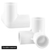 QWORK® 10PCS 3 Way Pipe Fittings, 20mm / 1/2" Inner