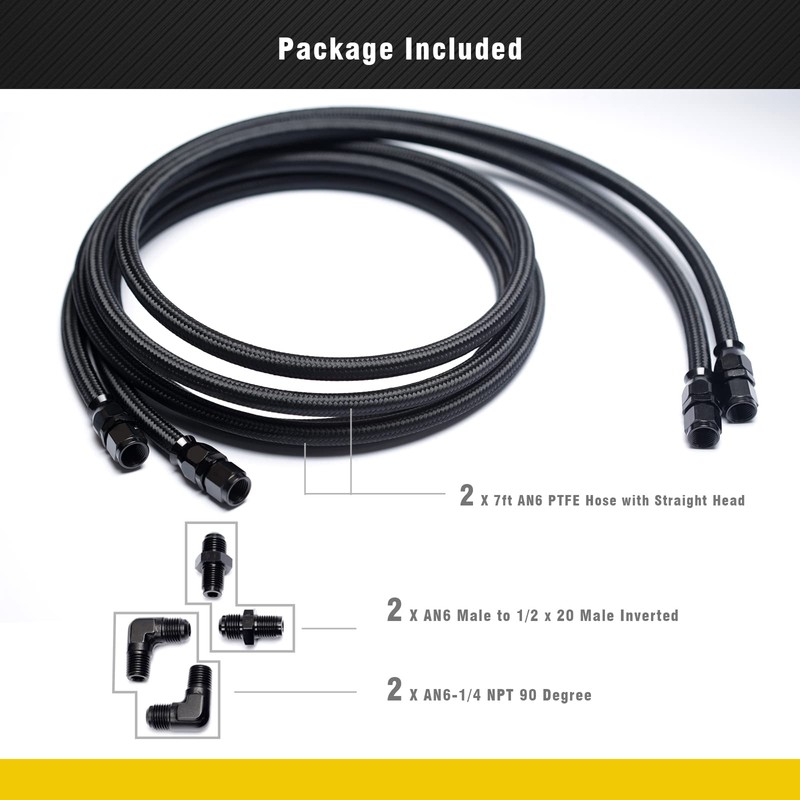 6AN transmission cooler lines Compatible with 4L60 700R4 TH350 TH400