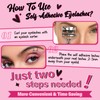 PRO Self Adhesive False Eyelashes,Lash Clusters No Glue Needed Pre