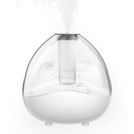 Petyoung Ultrasonic Mist Humidifier with Night Light, Quiet Auto Shut- Off Air Humidifiers for Bedroom, Desk Humidifiers Essential Oil Diffuser with Removable 1.5L Water Tank