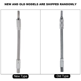 Flexible Extension Bit Holder 1/4" Extension Screwdriver Flexible Bit Holder Connector Flexible Impact Bit Holder