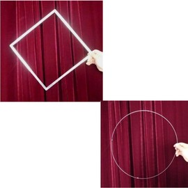 Circle to Square (Stainless Steel) Stage Magic Tricks Close Up Magic Props Comedy Street Magic Gimmick
