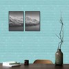30PCS 3D Wall Panels Peel and Stick Faux Brick Wallpaper