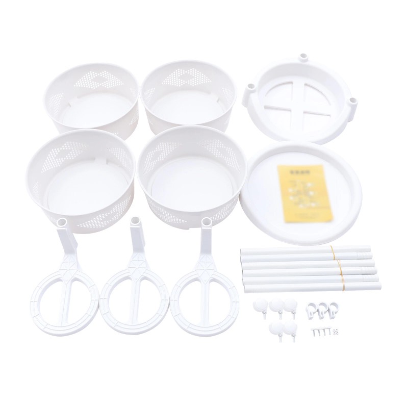 CNCEST Multi-Layer Vegetable Rotating Basket Rack Fruit Snack Storage Kitchen