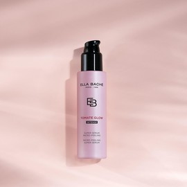 Ella Baché Tomate Glow Mikro-Peeling Powerserum 30 ml - Glättendes Serum bei fahler Haut mit Antioxidantien, AHA Trio & Vitamin C - Hauterneuerungskur gegen Unebenheiten