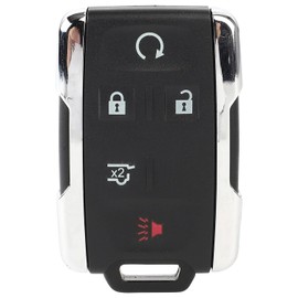 Keyless Entry Remote Car Key Fob Fits for 2018-2020 for Chevy for Tahoe 6.2L 2015-2020 for Chevy for Tahoe 5.3L 2018 for Chevy for Tahoe 2015-2020 for Chevy for Suburban 5.3L 1 PC 5 Buttons 315Mhz