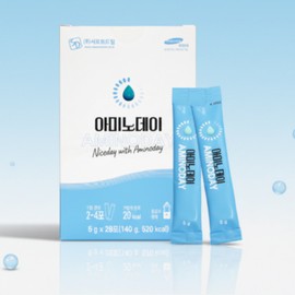 Aminoday 5000mg 28 packets DC 50% (highly effective premium product developed collaboratively by active doctors) Amino acid arginine Bcaa, etc. Helps with fatigue recovery before and after exercise, 1 piece, 140g / 아미노데이 5000mg 28포 DC 50% (현역 의사들이 협업 개발한 고효능 프리미엄 제품) 아미노산 아르기닌 Bcaa 등등 피로회복  운동전후  숙면도움, 1개, 140g