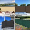 Cisvio 4'X163' Privacy Screen Fence 90% Blockage Custom Size Heavy