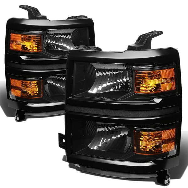 Auto Dynasty [Halogen Model Factory Style Headlight Lamps Assembly Compatible