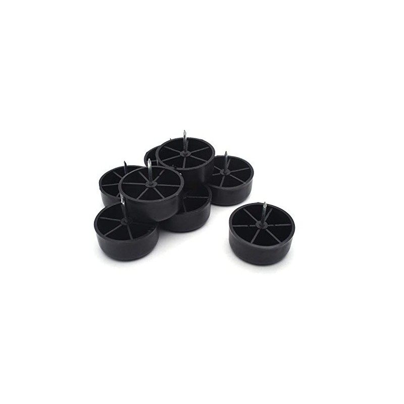 Antrader 8-Pack Nail On Heavy Duty Adjustable Cabinet Sofa Feet