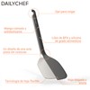 Dailychef Set de 2 espátulas de silicona grandes, una sólida