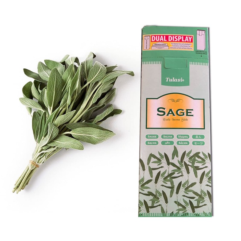 Sage Aromatic Incense Sage, Natural Aromatherapy Incense, Bars and Incense