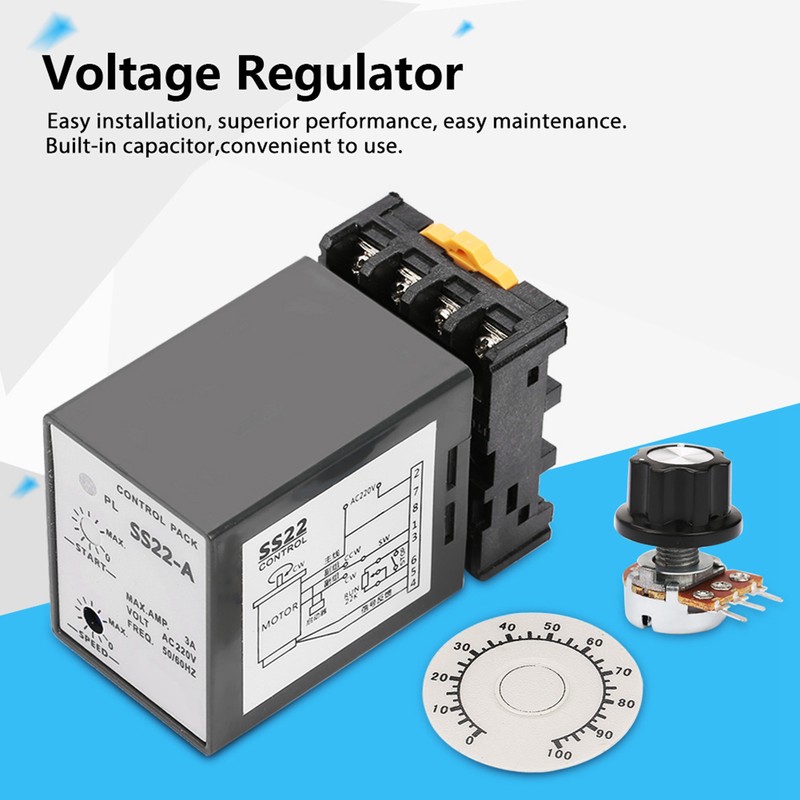 Electronic AC SS-22 50/60Hz Motor Speed Controller 90/1700RPM