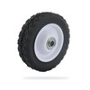 Universal Steel Wheel with Offset Hub for Garden Tools -