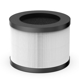 Air Purifier Replacement Filter, 3 Stage HEPA Filter BW302 Air Purifier, Air Cleaner Filter, 1 Pack, White
