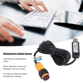 Elprico Infrared Light Barrier, Obstacle Avoidance Sensor Module, USB Photoelectric Sensor for Games, Offices, Recording Studios