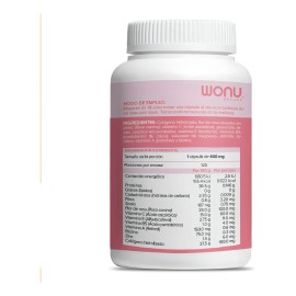 Colágeno Hidrolizado Antianging Wonu 120 Capsulas De 40mg Con Biotina, Zinc y Vitaminas