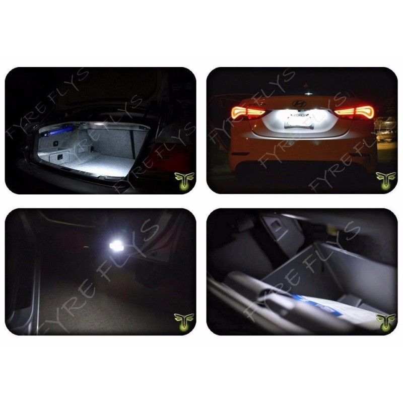 FYRE FLYS White LED interior lights package kit for 1994-2001