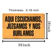 Funny Welcome Doormat with Rubber Back 18"(W) x 30"(L)Things to