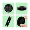 Flyshop 4-Pack Round Double-Sided Black 30 mm 1-3/16" Rubber Grommet,