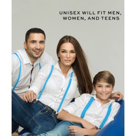Man of Men Suspenders - Baby Blue