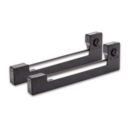 vhbw 2 x Nylon Ink Ribbon Compatible with Dot Matrix Printer Systex PW 1000 Replacement for Epson ERC-09, Epson C43S015354, ERC-09B