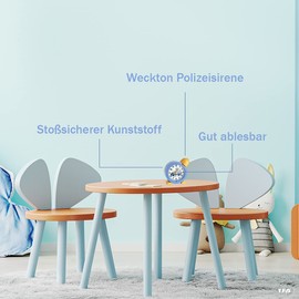 Wetterladen 60.1011.06 Alarm Clock Police with Siren