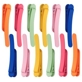 QOOWFEANIG 12Pcs Page Bookmarks for Reading Automatic Bookmarks Unique and CuteSilicone Bookmarks Automatic Book Marks Tailored for Book Enthusiasts Reading Book Accessories Gifts for Book Lover