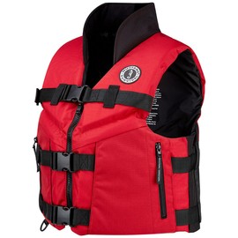 Mustang Survival Accel 100 Fishing Foam Vest Large Red/Black